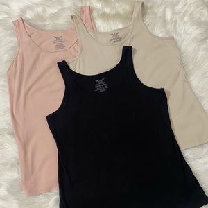 3 Faded Glory Tank Tops